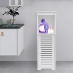 Badkamerkast PVC – Smal Opbergmeubel met Deur 28×25×90 cm, Verzenden, Nieuw