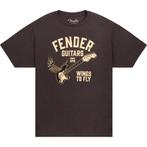 Fender Wings To Fly T-Shirt Vintage Black S, Verzenden, Nieuw