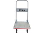 STIER Platform Truck Aluminium Transport Trolley Opvouwbare, Verzenden, Zo goed als nieuw