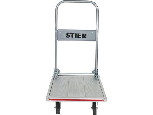 STIER Platform Truck Aluminium Transport Trolley Opvouwbare, Huis en Inrichting, Woonaccessoires | Overige, Zo goed als nieuw
