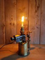 Lamp - Messing, IJzer - Lamp benzinebrander, Antiek en Kunst, Curiosa en Brocante