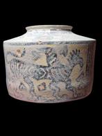 Indus Vallei Terracotta Stunning Color Animal Vase - 87 mm, Antiek en Kunst