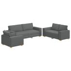 Sofa Stoel | Tweedekansje | Stof Donkergrijs, Huis en Inrichting, Eenpersoons, Nieuw, 75 tot 100 cm, Ophalen of Verzenden