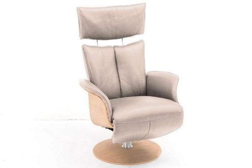 Relaxfauteuil Heesch - relaxfauteuils - Creme, Huis en Inrichting, Stoelen, Nieuw, Stof