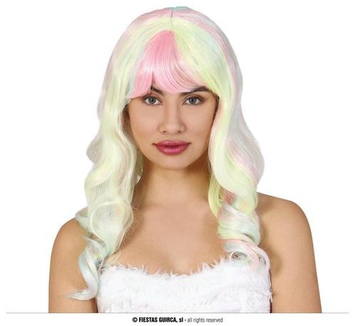 Kleurrijke Manen Fantasy Pruik Dames, Kleding | Dames, Carnavalskleding en Feestkleding, Nieuw, Ophalen of Verzenden