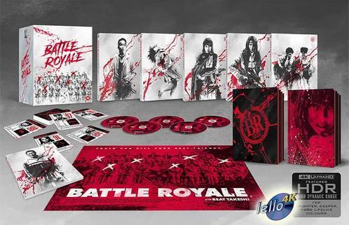 Blu-ray 4K: Battle Royale, 5-disc Limited Edition (2000) UK, Cd's en Dvd's, Blu-ray, Nieuw in verpakking, Boxset, Actie, Ophalen of Verzenden