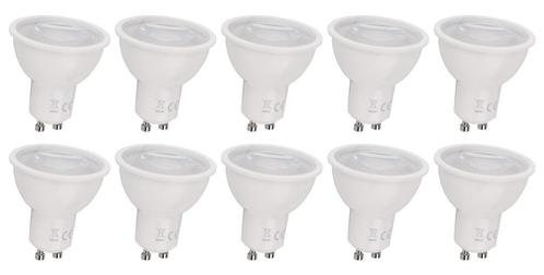 GU10 spot dimbaar 10 stuks daglichtwit | PAR16 bajonetsluiti, Huis en Inrichting, Lampen | Overige, Nieuw, Verzenden