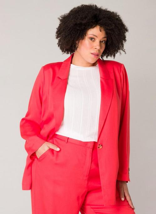 YESTA roze blazer lycocell Maat:, Kleding | Dames, Jasjes, Kostuums en Pakken, Overige kleuren, Nieuw, Verzenden