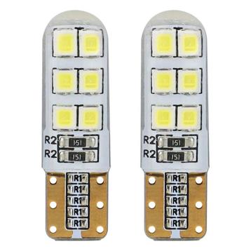 T10 - 2835 - 12 SMD - Wit - 12V - 2 stuks beschikbaar voor biedingen