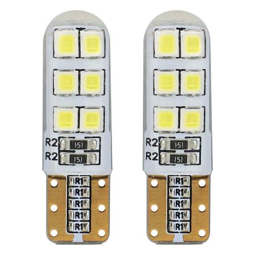 T10 - 2835 - 12 SMD - Wit - 12V - 2 stuks, Auto-onderdelen, Verlichting, Nieuw, Ophalen of Verzenden