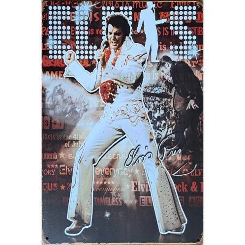 Wandbord reclamebord concert muziek Elvis Presley  bord, Verzamelen, Posters, Nieuw, A4 of kleiner, Muziek, Rechthoekig Staand