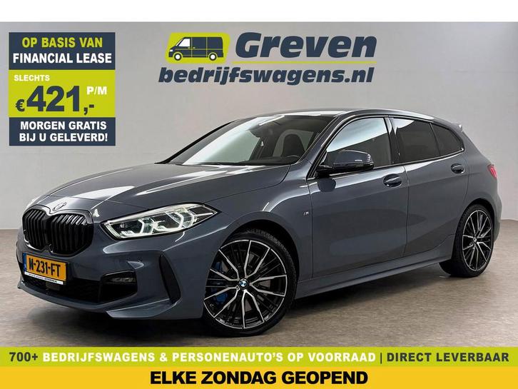 BMW 1-serie 118i M-Sport | Virtual | Camera | LED |, Auto's, BMW, Te koop, Automaat, Financial lease, Benzine, Zilver of Grijs