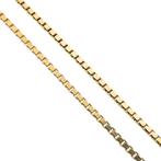 Gouden Venetiaanse schakel ketting | 71,5 cm, Sieraden, Tassen en Uiterlijk, Kettingen, Ophalen of Verzenden, Gebruikt, Overige kleuren