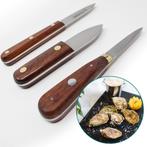 Au Nain Seafood - Luxe Oestermessen Set - Kotibe Hout - H..., Huis en Inrichting, Keuken | Bestek, Ophalen of Verzenden, Nieuw