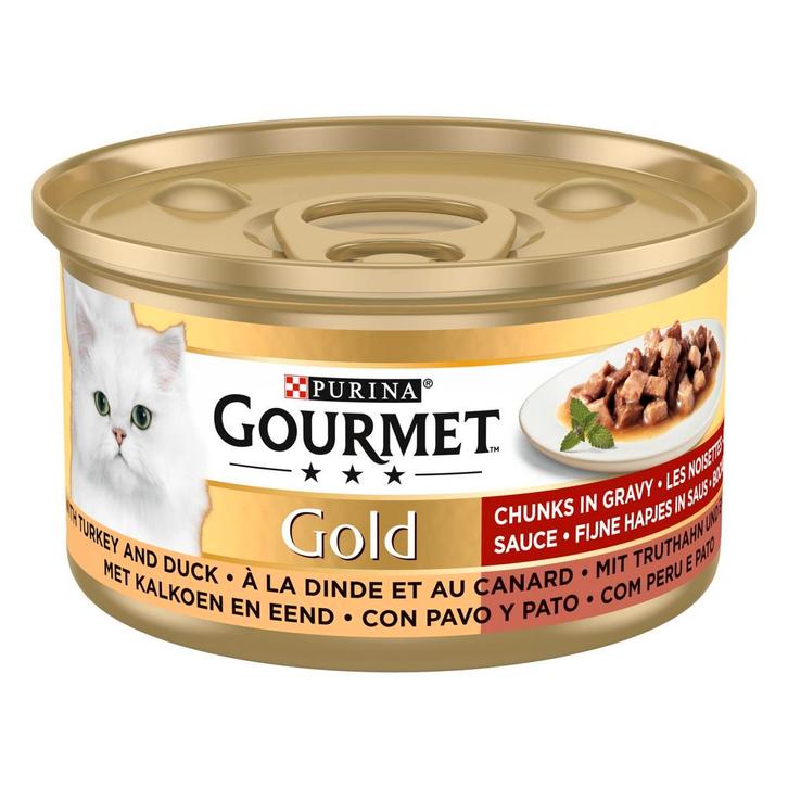 Gourmet Gold Fijne Hapjes Kalkoen / Eend, Dieren en Toebehoren, Dierenvoeding, Verzenden
