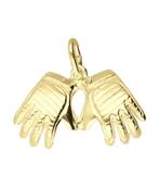 Gouden Keeper handschoenen ketting hanger, Verzenden, Nieuw