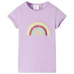 vidaXL Kindershirt 104 lila, Verzenden, Nieuw