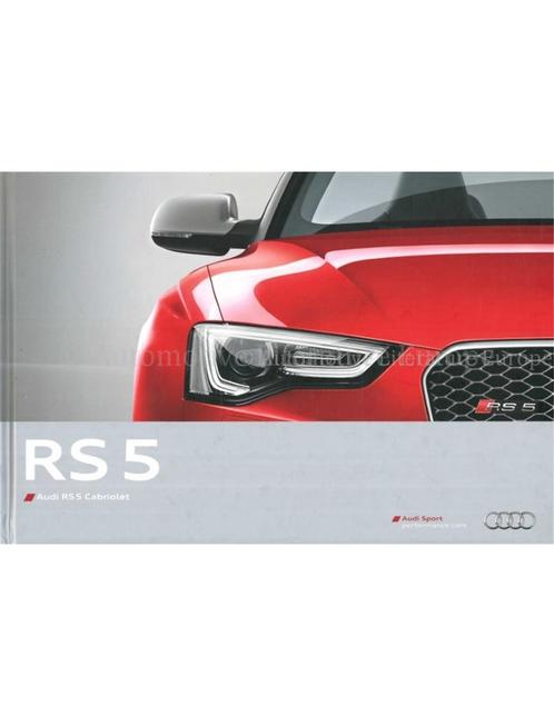 2012 AUDI RS5 CABRIOLET HARDCOVER BROCHURE ENGELS, Boeken, Auto's | Folders en Tijdschriften, Audi