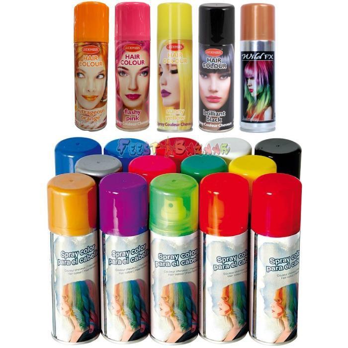 Gekleurde Haarspray - Vele Kleuren - Glitter Hairspray Fluor, Hobby en Vrije tijd, Feestartikelen, Overige typen, Nieuw, Ophalen of Verzenden