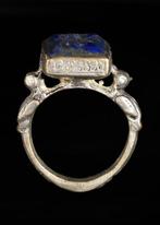 Islamitische Ottomaanse/Bedoeïnenstijl zilveren metaal Ring, Antiek en Kunst