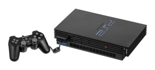 Playstation 2 Console Phat Zwart + Sony Controller, Spelcomputers en Games, Spelcomputers | Sony PlayStation 2, Zo goed als nieuw