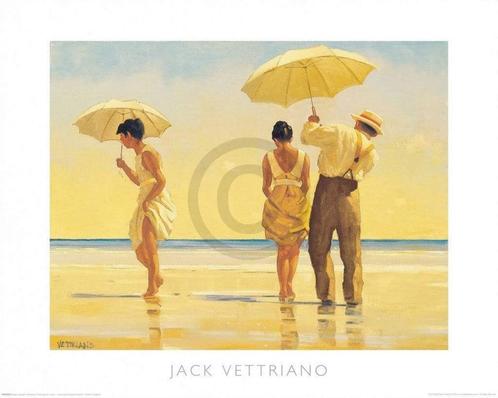 Kunstdruk Jack Vettriano - Mad Dogs 50x40cm, Huis en Inrichting, Woonaccessoires | Schilderijen, Tekeningen en Foto's, Nieuw, Verzenden