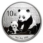 Chinese Panda 1 oz 2012 (8.000.000 oplage), Postzegels en Munten, Munten | Azië, Oost-Azië, Zilver, Losse munt, Verzenden