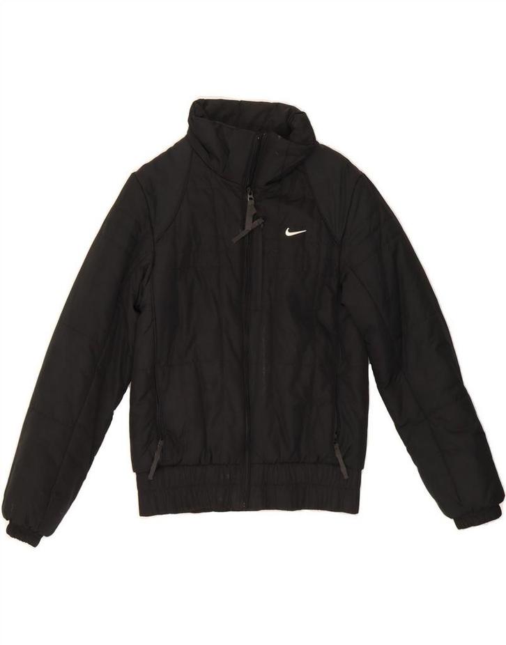 NIKE Womens Padded Jacket UK 12 Medium Black Polyester, Kleding | Dames, Jassen | Winter, Verzenden