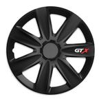 Wieldoppen 14 inch - GTX Carbon zwart - wieldoppenset, Auto diversen, Wieldoppen, Verzenden, Nieuw