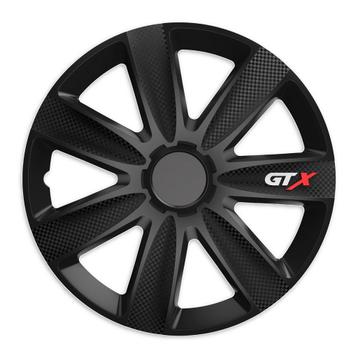 Wieldoppen 14 inch - GTX Carbon zwart - wieldoppenset beschikbaar voor biedingen