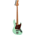 Fazley Sunset Series Jellyfish 4 Surf Green elektrische basg, Muziek en Instrumenten, Snaarinstrumenten | Gitaren | Bas, Verzenden