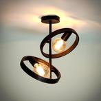 Plafondlamp Glas - Nieuw - Smoke - Amber - Direct Leverbaar, Verzenden, Nieuw, Glas, Modern, Industrieel, Design, Minimalistisch