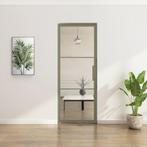 Stalen Taatsdeur - Olijfgroen - 3 Vlaks - Helder glas, 80 tot 100 cm, Overige typen, Nieuw, Metaal