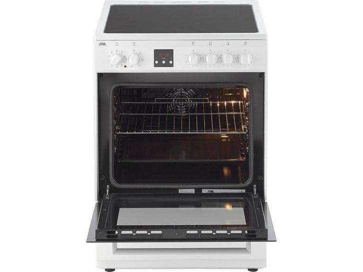 ETNA FIV760WIT - Vrijstaand inductie fornuis - 4 kookzones -, Witgoed en Apparatuur, Kookplaten, Zo goed als nieuw, Verzenden