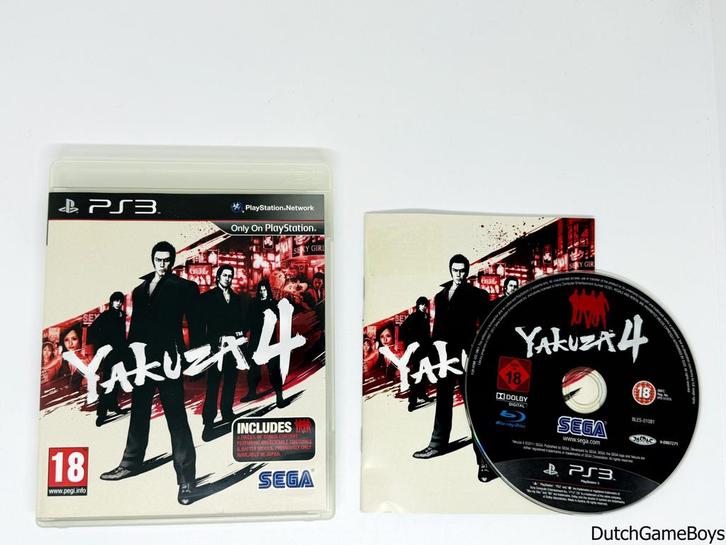 Playstation 3 / PS3 - Yakuza 4, Spelcomputers en Games, Games | Sony PlayStation 3, Gebruikt, Verzenden
