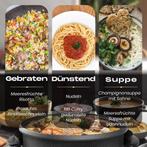 Elektrische Hapjespan - Ø40 cm - 1500W - Zwart - Superlex, Verzenden, Zo goed als nieuw