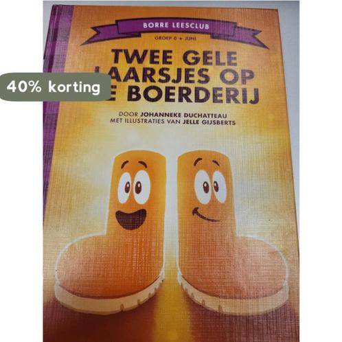 Twee gele laarsjes op de boerderij / De Gestreepte Boekjes, Boeken, Kinderboeken | Kleuters, Zo goed als nieuw, Verzenden