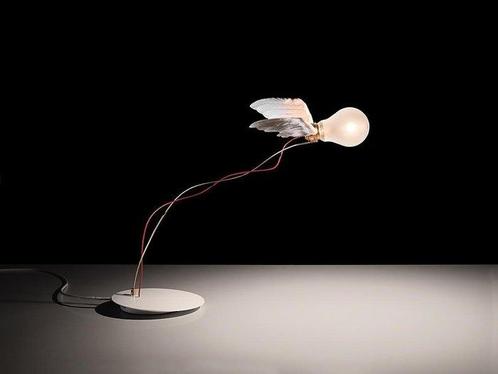 Ingo Maurer - Tafellamp - Lieve klein vogeltje - Glas,, Antiek en Kunst, Antiek | Lampen