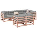 vidaXL 7-delige Loungeset met kussens massief douglas, Verzenden, Nieuw, Loungeset
