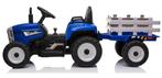 Kindertractor met aanhanger, 12V accutractor, met RC, NIEUW!, Ophalen of Verzenden, Nieuw