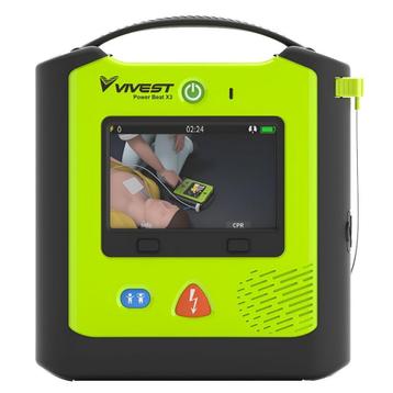 ViVest PowerBeat X3 AED - halfautomatische defibrillator