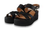 Mustang Sandalen in maat 41 Zwart | 10% extra korting, Verzenden, Zwart, Sandalen of Muiltjes, Zo goed als nieuw