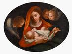 Italiaanse school (XVIII) - The Madonna with Child and, Antiek en Kunst, Kunst | Schilderijen | Klassiek