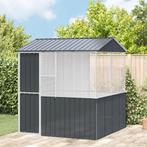 vidaXL Vogelkooi Antraciet 215x78x200 cm Gegalvaniseerd, Verzenden, Nieuw