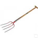Mestvork 4 tands Rood - vaste veer, Ophalen of Verzenden, Nieuw