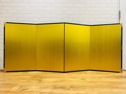 Kamerscherm - Hout, Zijde - Japan - Gouden vouwscherm, Antiek en Kunst, Antiek | Overige Antiek