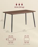 Eettafel - keukentafel - 4-6 personen - tafelblad 140x75 cm, Huis en Inrichting, Tafels | Eettafels, Verzenden, Nieuw