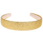 Diadeem Haarband - Goudkleurige glitters - Kindermaat - Bree, Ophalen of Verzenden, Nieuw, Geel