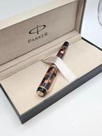 Parker - Pluma Estilografica Parker Duofold demi check ámbar, Verzamelen, Pennenverzamelingen, Nieuw