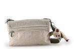 Kipling Schoudertas in maat standaard Beige, Verzenden, Zo goed als nieuw, Beige